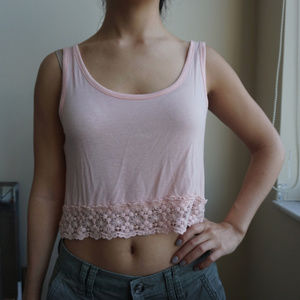 Charlotte Russe Pink Crop Top